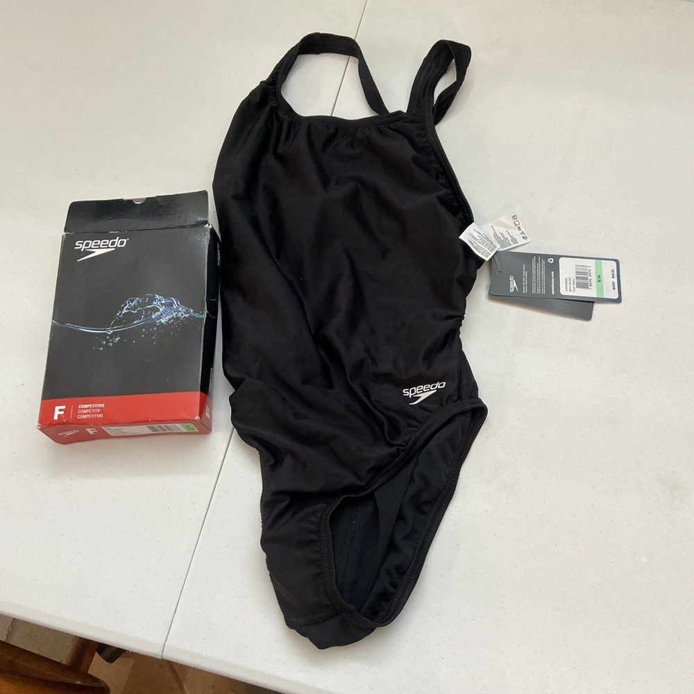 Speedo Swimsuit One Piece 8/34 Team Black Pro LT 88191481001